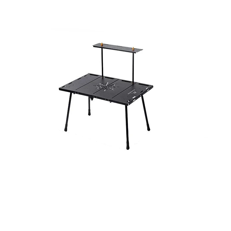 Four Fold Tactical Camping Table Black Camp Furniture - Tophatter Daily Deals