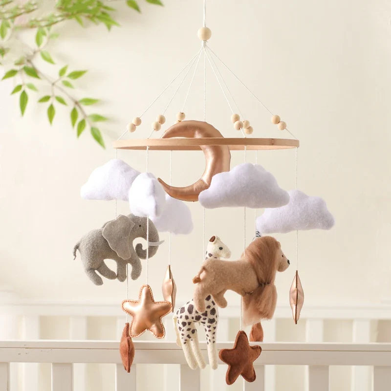 Hot Air Balloon Crib Mobile Newborn Sensory Toys Soothing - Tophatter Daily Deals