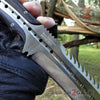 Scorpion Kukri Machete Knife - Satin 9Cr18MoV w/ Leather Sheath Knife-Machete - Tophatter Daily Deals