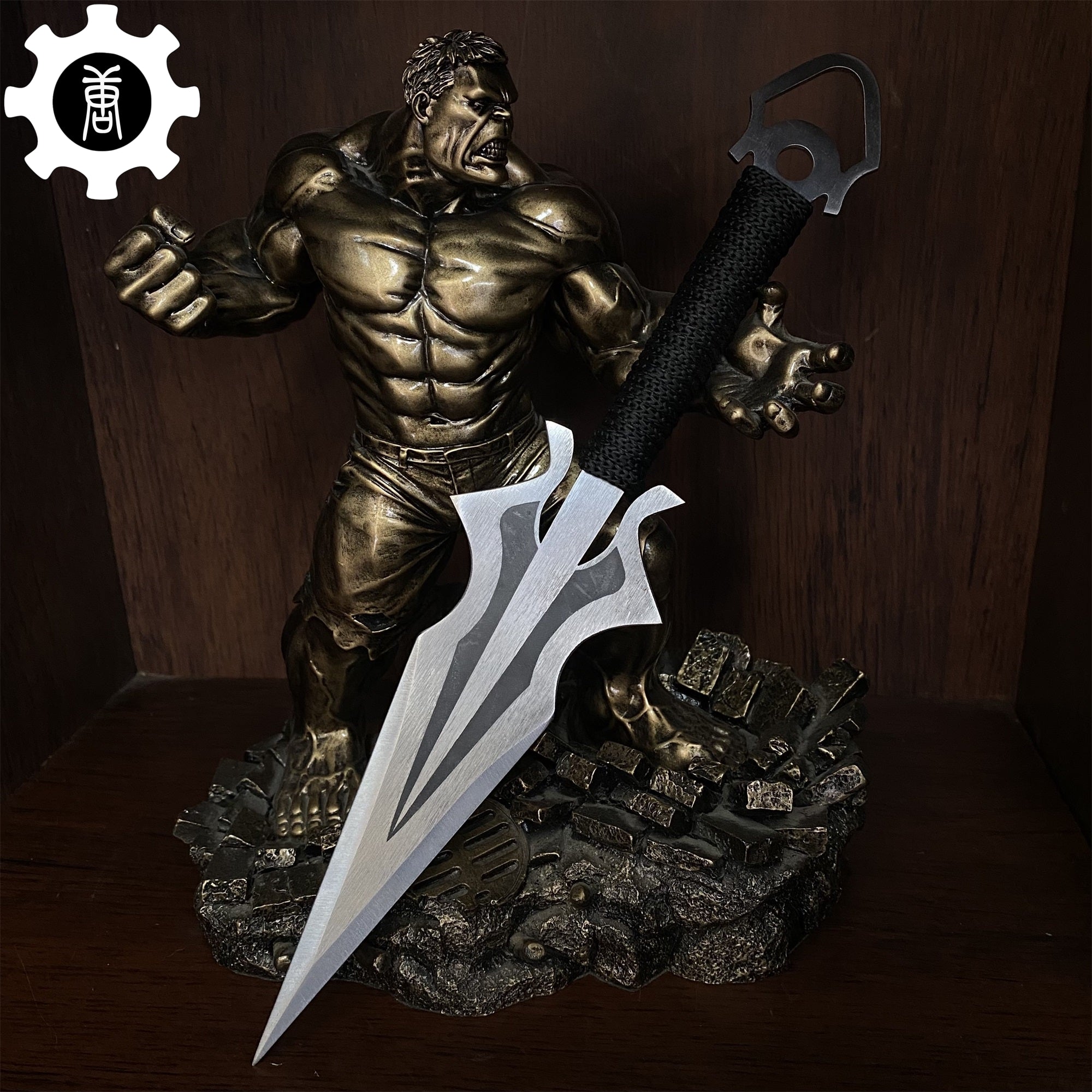 Hand-Forged Steel MK Scorpion Kunai Unboxing Knife - Tophatter Daily Deals