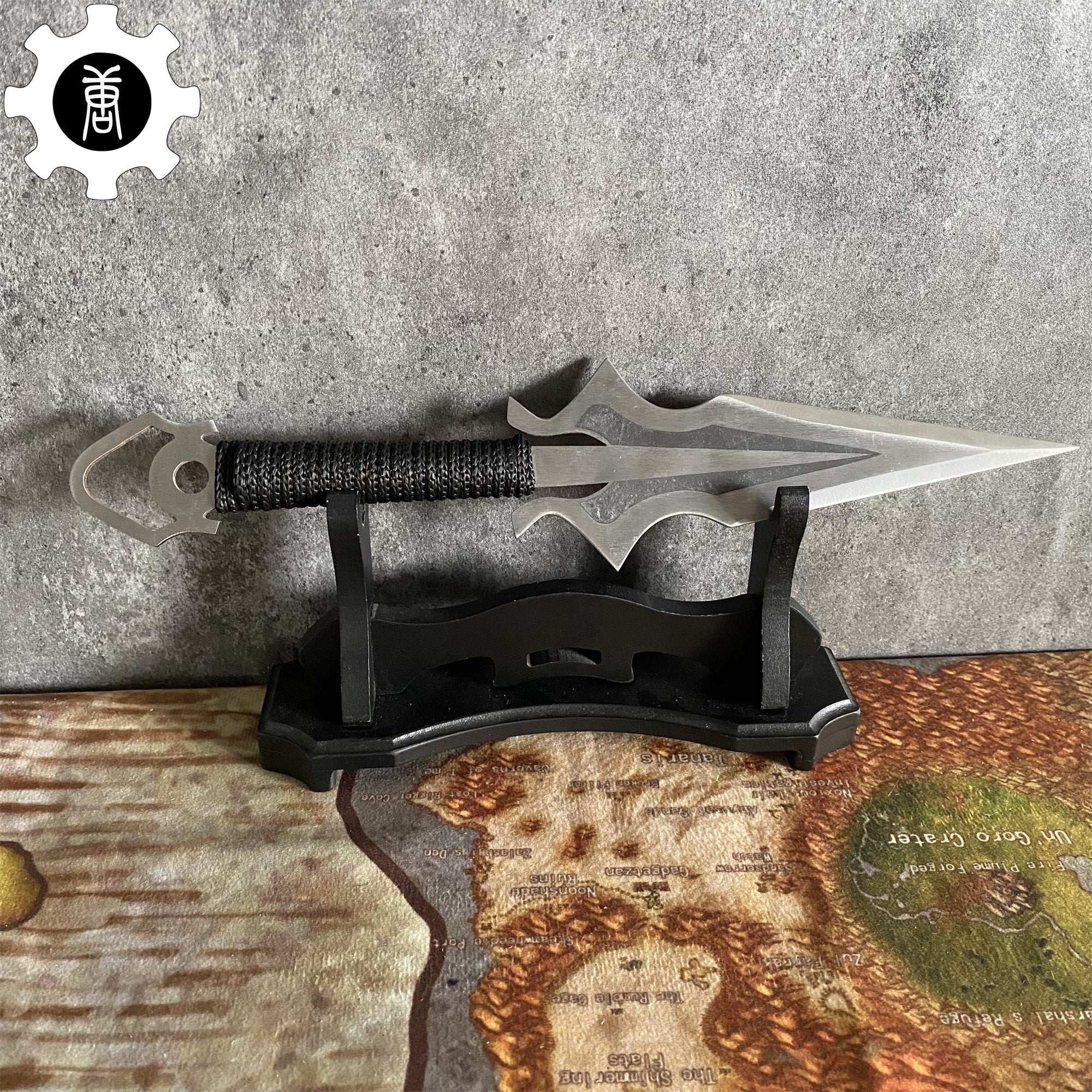 Hand-Forged Steel MK Scorpion Kunai Unboxing Knife - Tophatter Daily Deals