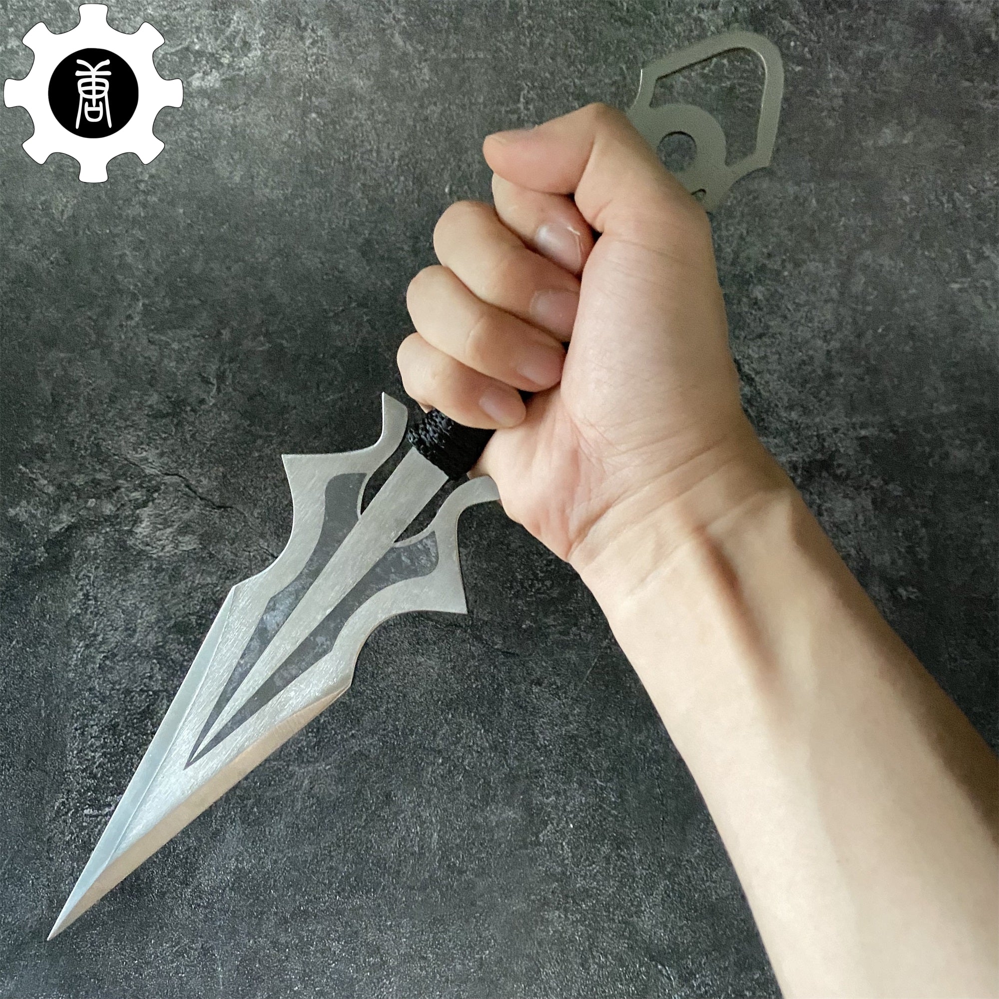 Hand-Forged Steel MK Scorpion Kunai Unboxing Knife - Tophatter Daily Deals