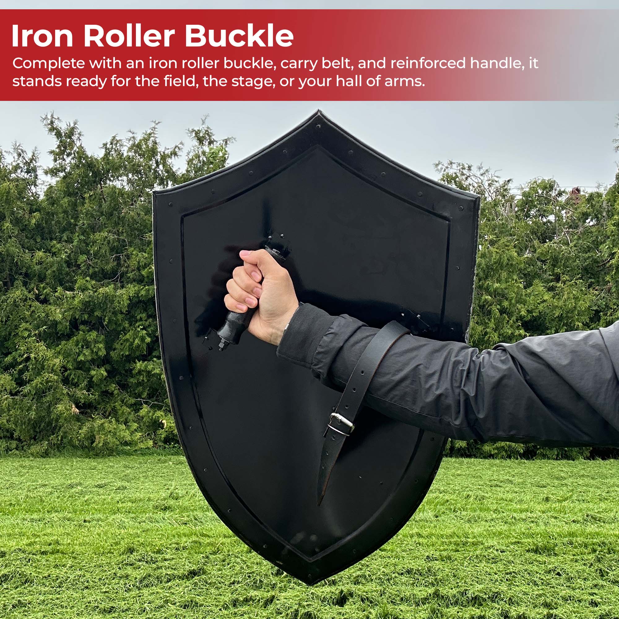 Scottish Rampant Lion Crusader Shield Shield - Tophatter Daily Deals