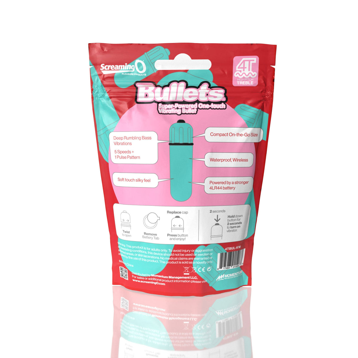 Bullets 4T High Pitch Treble (Kiwi) > Vibrators > Mini Vibrators - Tophatter Daily Deals