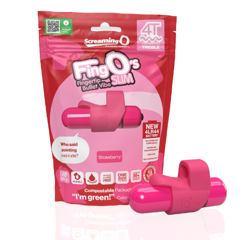 FingO's Slim 4T High Pitch Treble (Strawberry) > Vibrators > Finger Vibrators - Tophatter Daily Deals