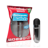 Rechargeable Bullet Vibrator (Silver) – Waterproof Body-Safe ABS with 3 Speeds and Pulse Pattern > Vibrators > Mini Vibrators - Tophatter Daily Deals