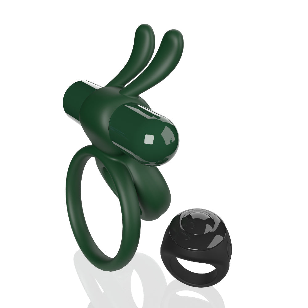 Ohare Remote Control (Green) – Waterproof Rechargeable Wearable Rabbit Vibrator with Double-Ring Design > Sex Toys > Couples Toys - Tophatter Daily Deals