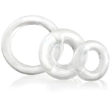 Ringo X3 Cock Rings Mixed Pack - Clear > Cock Ring > Sets - Tophatter Daily Deals