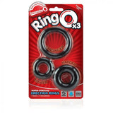 RingO X3 Cock Rings Mixed Pack - Black > Cock Ring > Sets - Tophatter Daily Deals