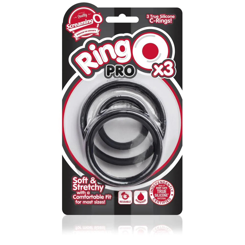 Screaming O Ringo Pro X3 Silicone Cock Ring Trio Pack > Cock Ring > Sets - Tophatter Daily Deals