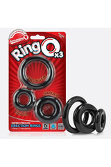 Screaming O - RingO Cock Ring 3 Pk - Black/Clear Sex Toy - Tophatter Daily Deals