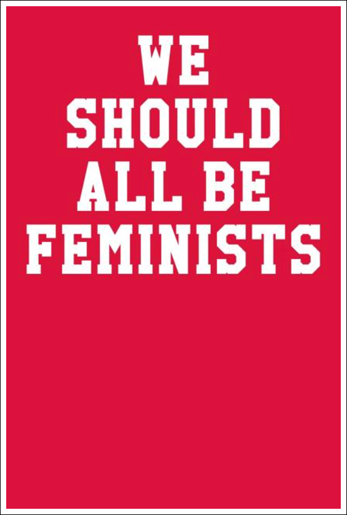 We Should All Be Feminists: Graph Paper Notebook Red Notebooks - Tophatter Daily Deals