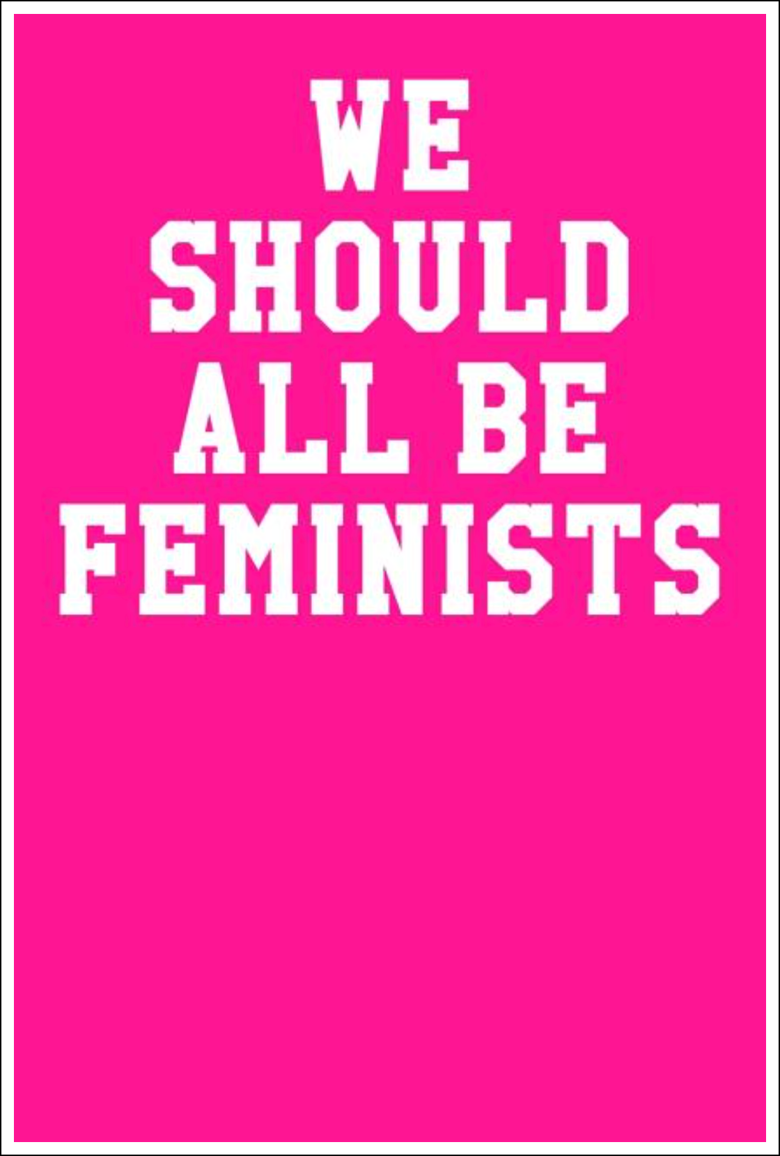 We Should All Be Feminists: Dot Grid Notebook Pink Notebooks - Tophatter Daily Deals