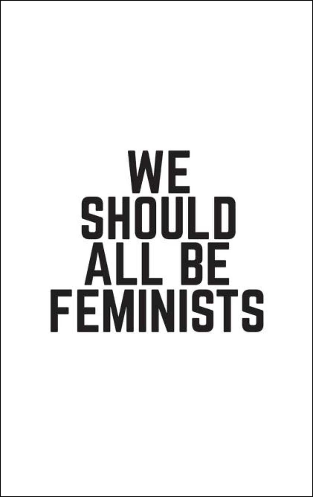We Should All Be Feminists: Lined Notebook White Notebooks - Tophatter Daily Deals