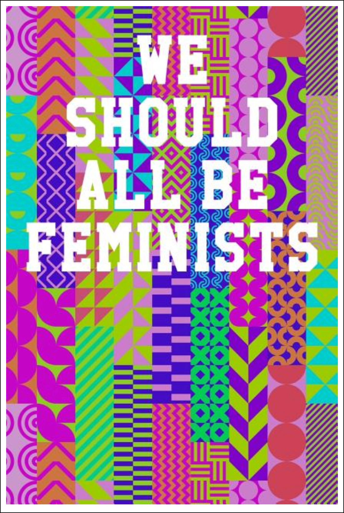 We Should All Be Feminists: Wide Ruled Notebook - Collage Notebooks - Tophatter Daily Deals