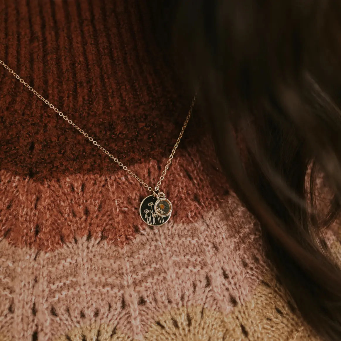Poppy Necklace with Mustard Seed Necklaces - Tophatter Daily Deals