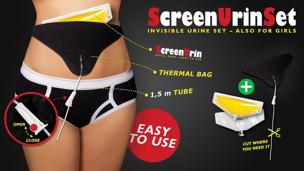 ScreenUrin Set For Her with 1.5m Tube and 80ml Urine Drug Screening - Tophatter Daily Deals