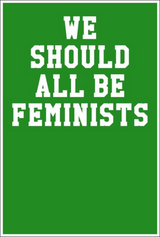 We Should All Be Feminists: College Ruled Notebook - Solid Colors Green Notebooks - Tophatter Daily Deals