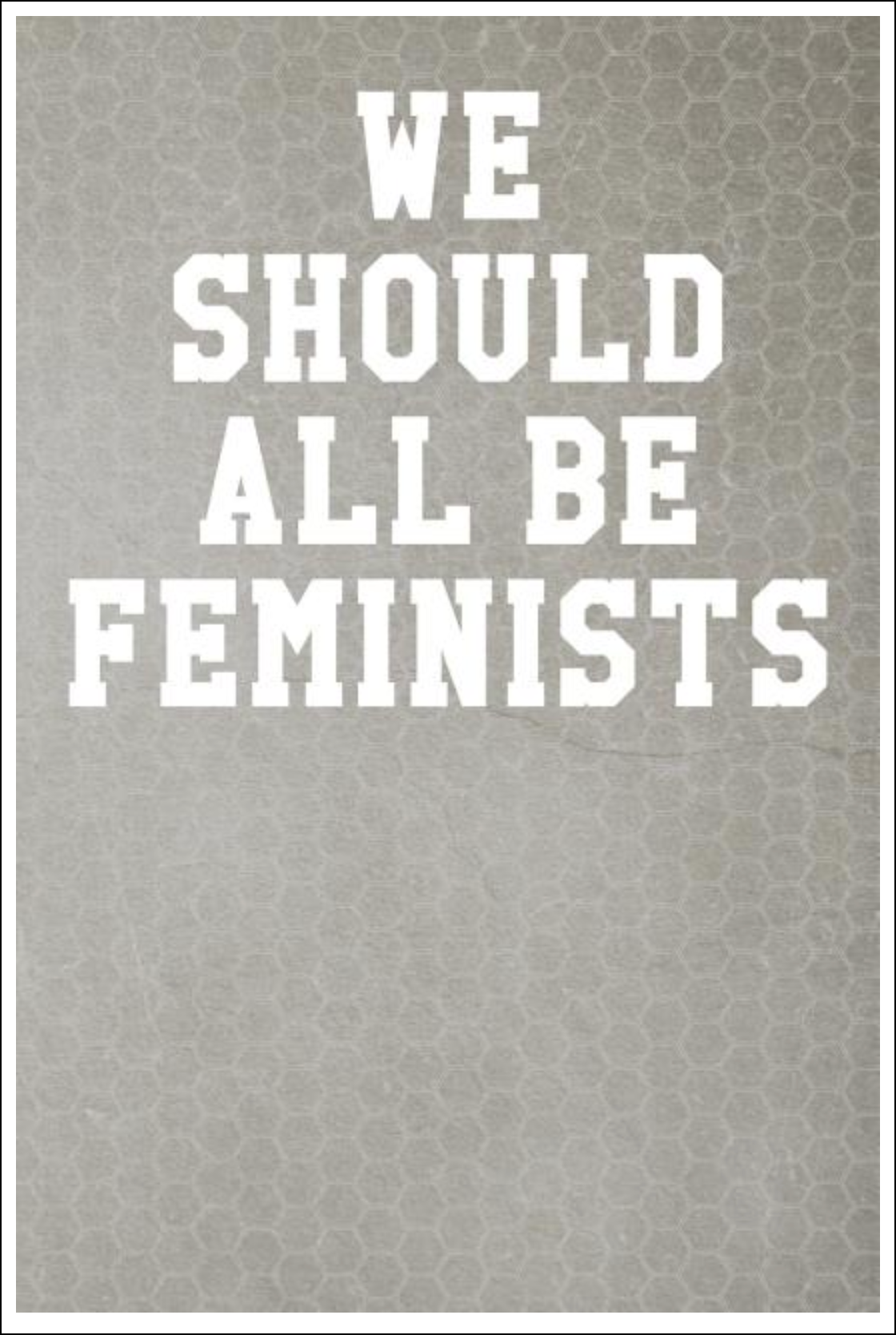 We Should All Be Feminists: College Ruled Notebook - Marble Patterns Honeycomb Notebooks - Tophatter Daily Deals