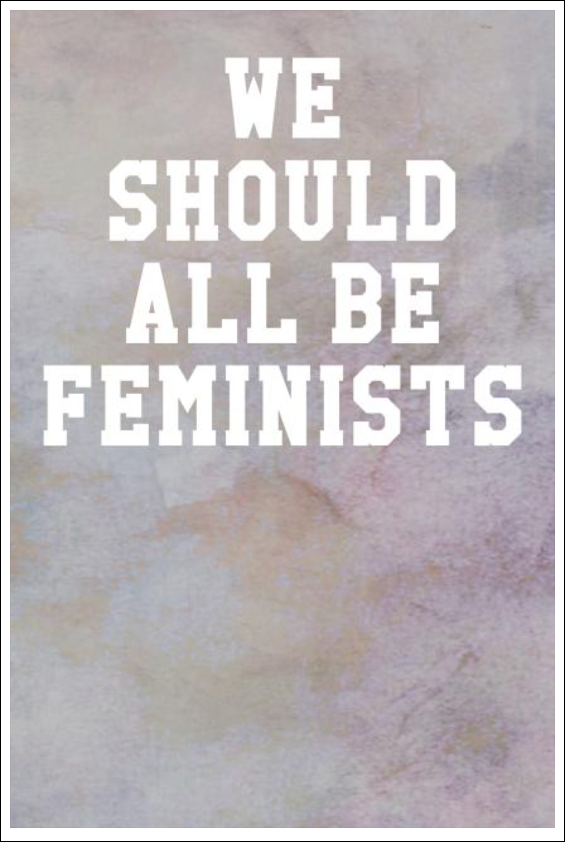 We Should All Be Feminists: College Ruled Notebook - Marble Patterns Pale Peach Notebooks - Tophatter Daily Deals