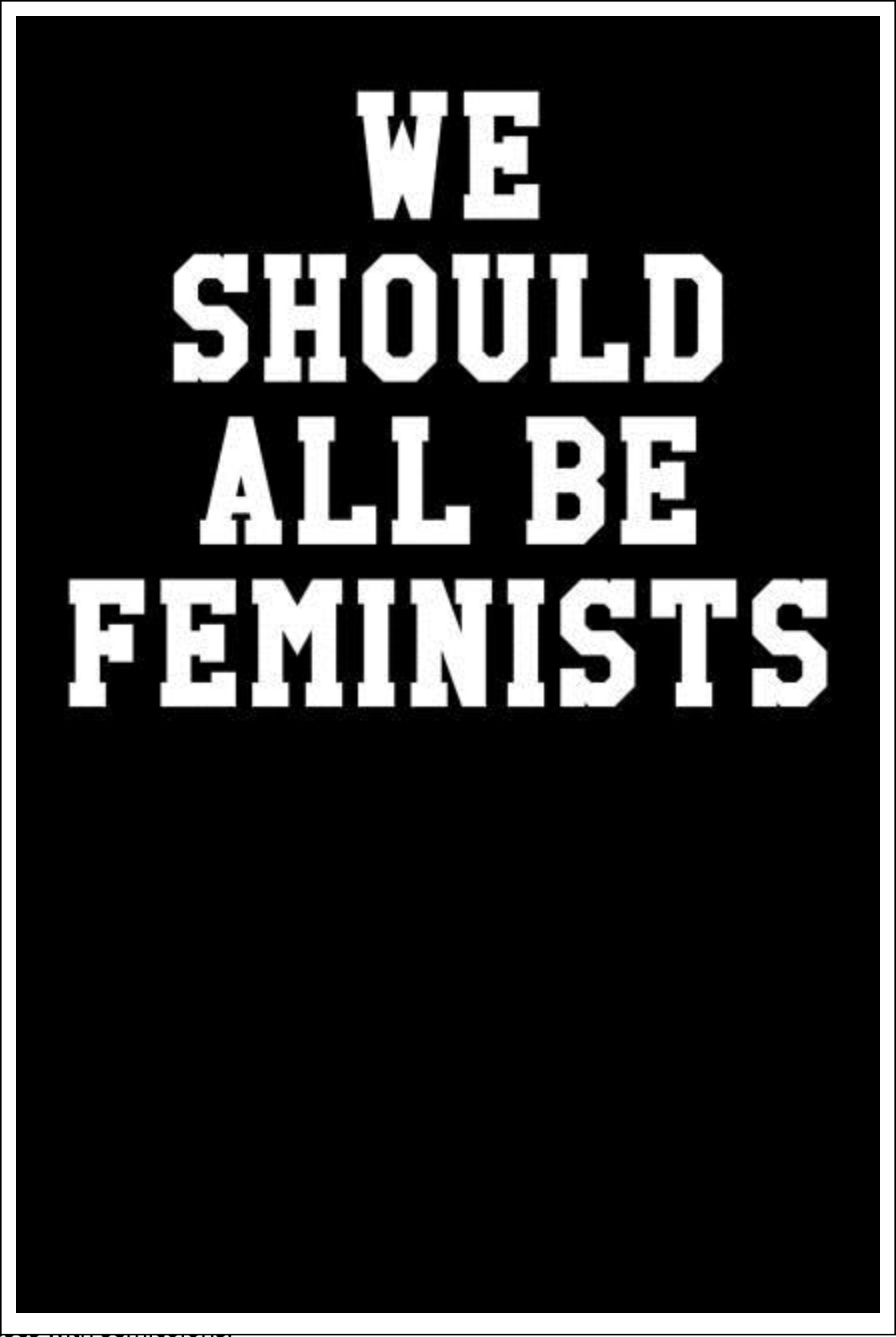 We Should All Be Feminists: Ukulele Tab Notebook - Solid Colors Black Notebooks - Tophatter Daily Deals