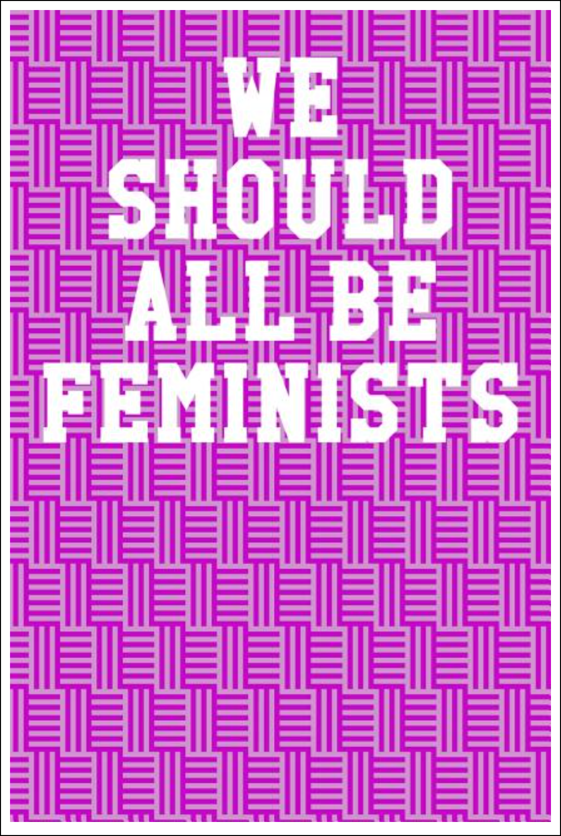 We Should All Be Feminists: College Ruled Notebook - Stripes Pink Basket Notebooks - Tophatter Daily Deals