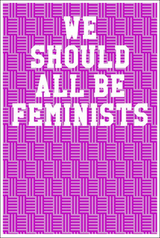 We Should All Be Feminists: College Ruled Notebook - Stripes Pink Basket Notebooks - Tophatter Daily Deals
