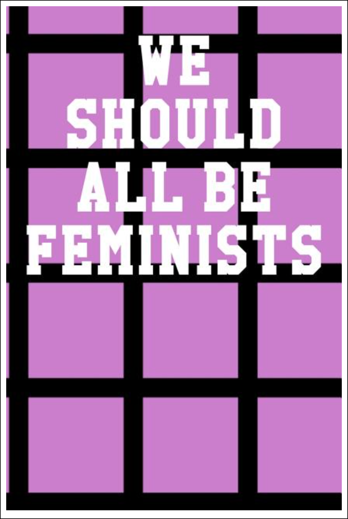 We Should All Be Feminists: College Ruled Notebook - Stripes Pink & Black Notebooks - Tophatter Daily Deals