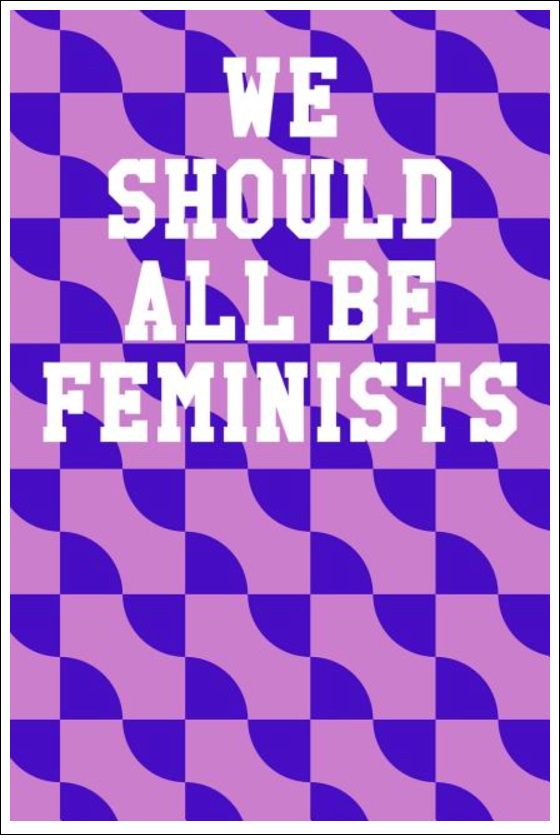 We Should All Be Feminists: College Ruled Notebook - Circles Purple & Pink Notebooks - Tophatter Daily Deals