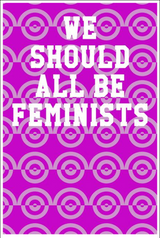 We Should All Be Feminists: College Ruled Notebook - Circles Pink Targets Notebooks - Tophatter Daily Deals