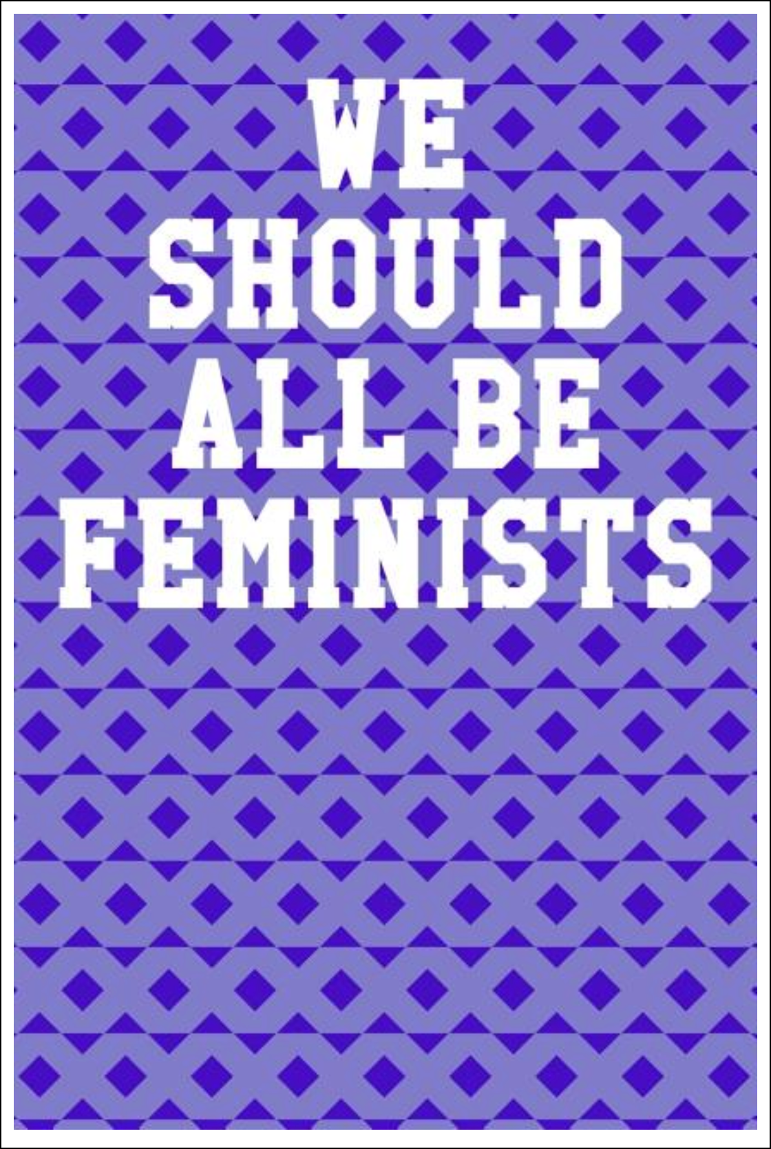 We Should All Be Feminists: Wide Ruled Notebook - XO Patterns X's Notebooks - Tophatter Daily Deals