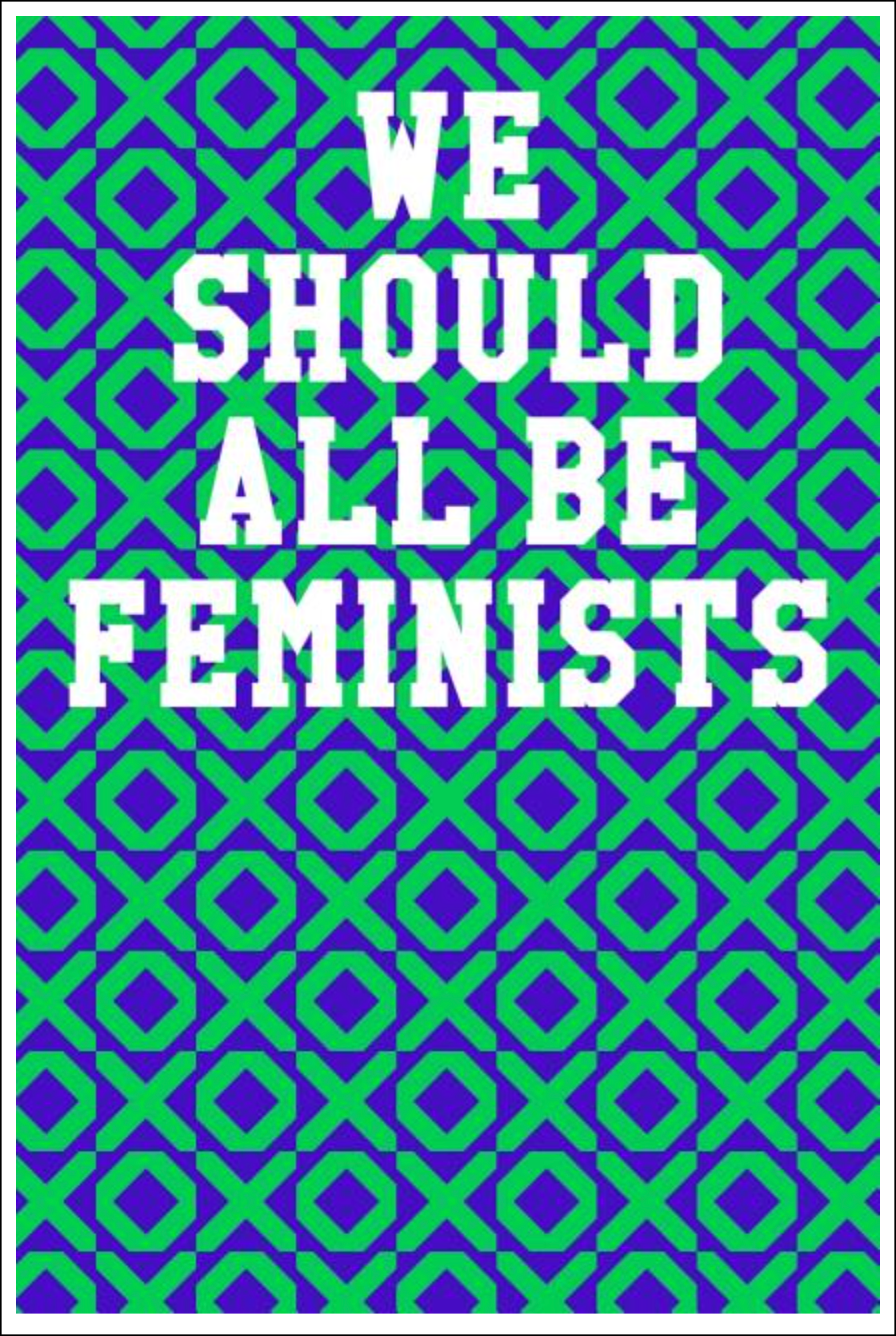 We Should All Be Feminists: Wide Ruled Notebook - XO Patterns XO's Notebooks - Tophatter Daily Deals