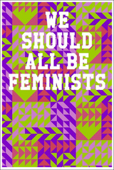 We Should All Be Feminists: Wide Ruled Notebook - Triangles Multi-Colored Notebooks - Tophatter Daily Deals