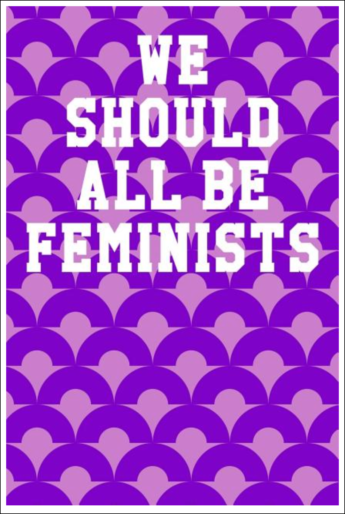 We Should All Be Feminists: Wide Ruled Notebook - Semi-Circle Patterns Scales Notebooks - Tophatter Daily Deals