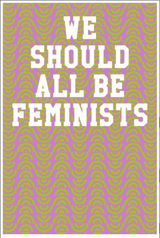 We Should All Be Feminists: Guitar Tab Notebook - Semi-Circle Patterns Lime & Pink Notebooks - Tophatter Daily Deals