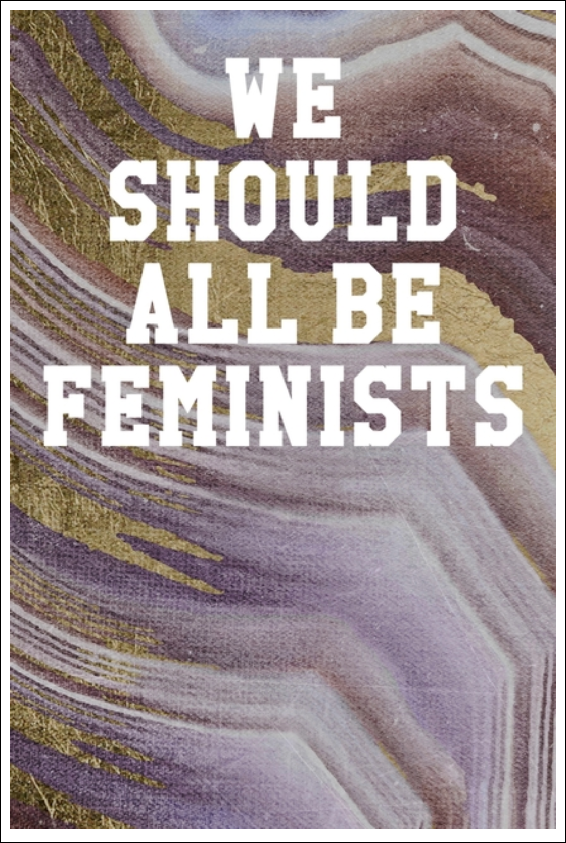 We Should All Be Feminists: Guitar Tab Notebook - Marble Patterns Sandstone Notebooks - Tophatter Daily Deals
