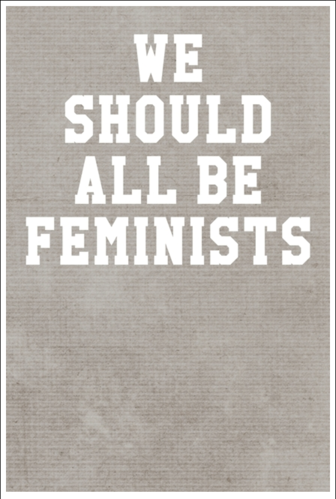 We Should All Be Feminists: Guitar Tab Notebook - Marble Patterns Linen Notebooks - Tophatter Daily Deals