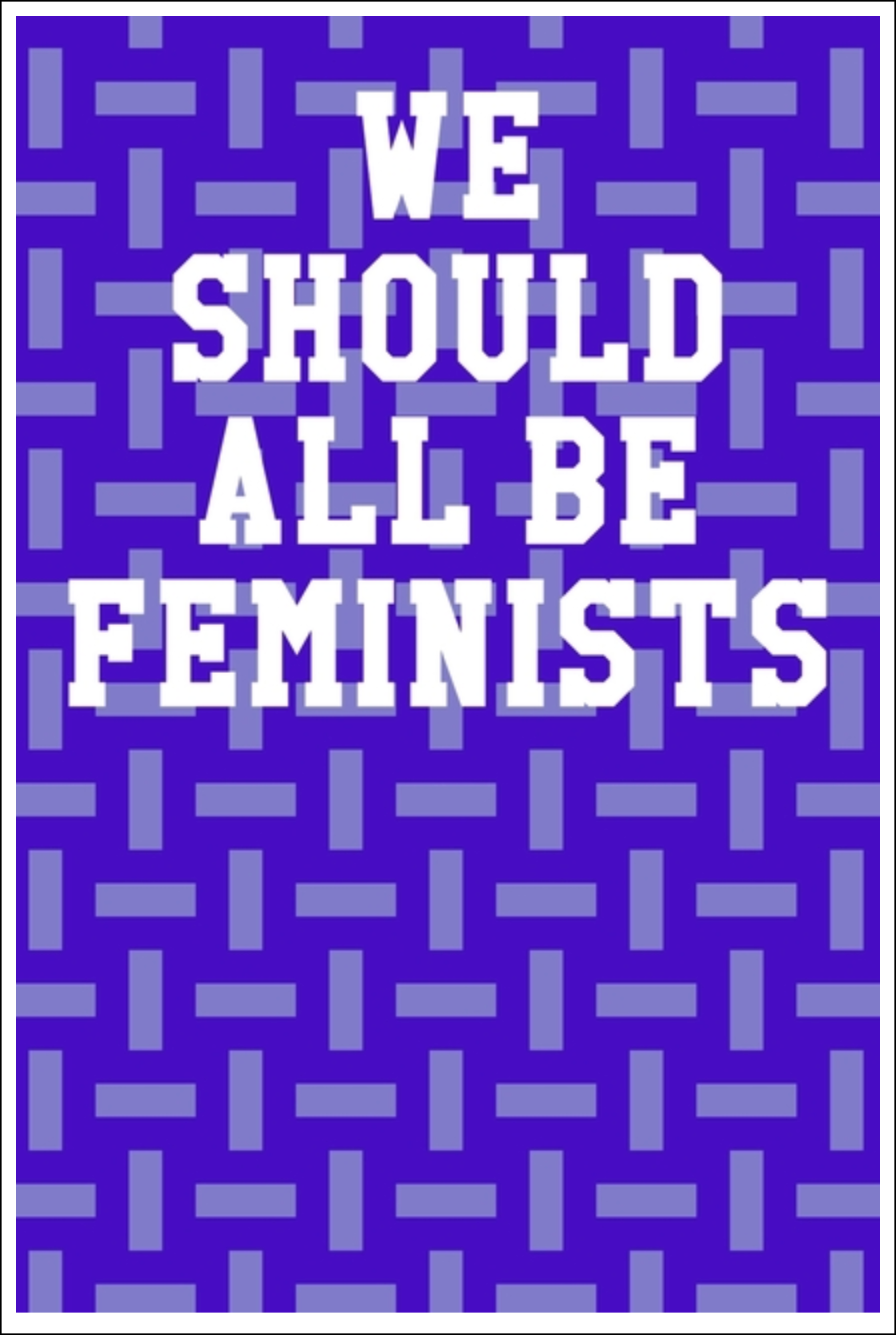 We Should All Be Feminists: Ukulele Tab Notebook - Stripes Purple Notebooks - Tophatter Daily Deals