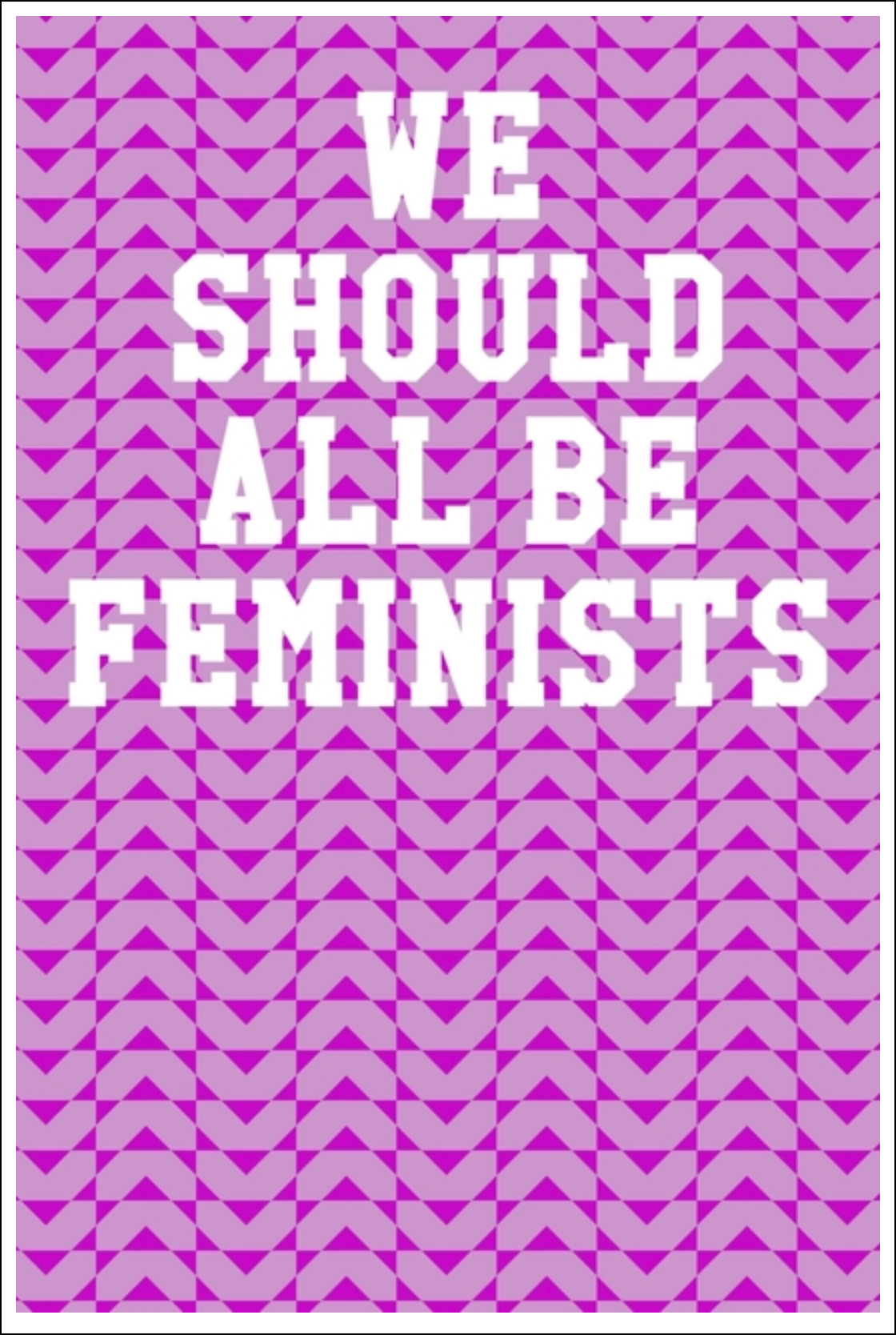 We Should All Be Feminists: Ukulele Tab Notebook - Chevron Patterns Pink Notebooks - Tophatter Daily Deals