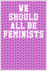 We Should All Be Feminists: Ukulele Tab Notebook - Chevron Patterns Pink Notebooks - Tophatter Daily Deals