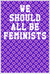We Should All Be Feminists: Ukulele Tab Notebook - Semi-Circle Patterns Purple & Pink Notebooks - Tophatter Daily Deals
