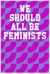 We Should All Be Feminists: Ukulele Tab Notebook - Semi-Circle Patterns Lilac & Fuchsia Notebooks - Tophatter Daily Deals