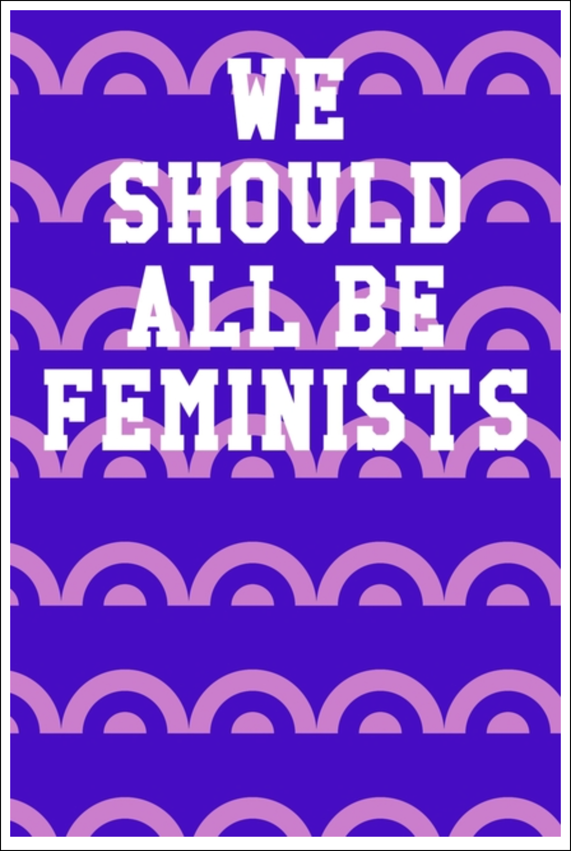 We Should All Be Feminists: Ukulele Tab Notebook - Semi-Circle Patterns Half Targets Notebooks - Tophatter Daily Deals