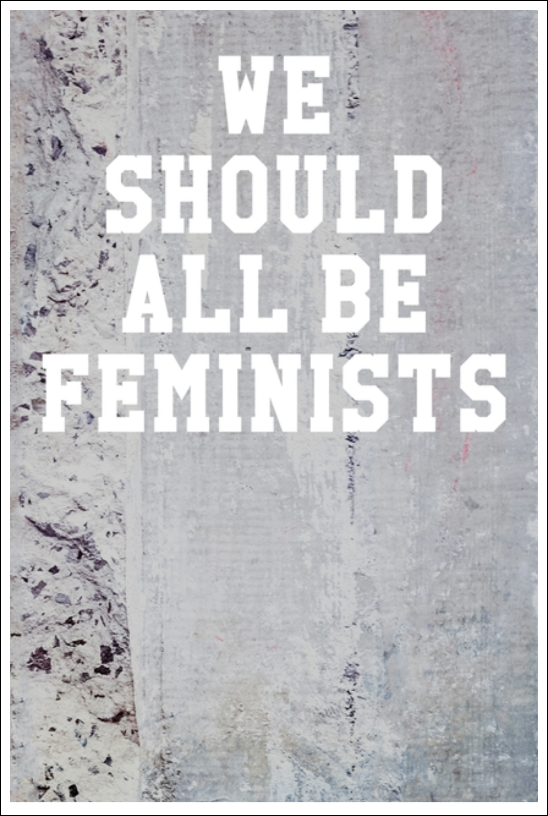 We Should All Be Feminists: Ukulele Tab Notebook - Marble Patterns Granite Notebooks - Tophatter Daily Deals