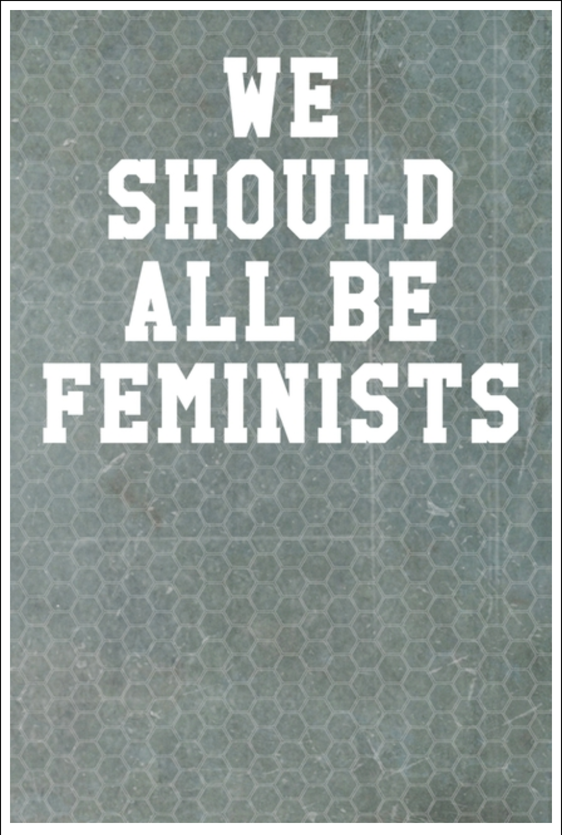 We Should All Be Feminists: Ukulele Tab Notebook - Marble Patterns Honeycomb Notebooks - Tophatter Daily Deals