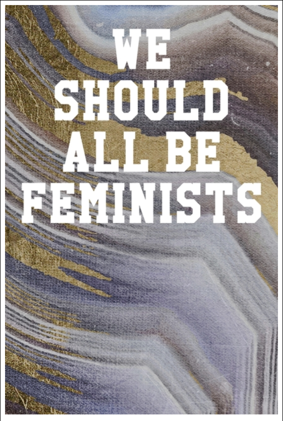 We Should All Be Feminists: Ukulele Tab Notebook - Marble Patterns Sandstone Notebooks - Tophatter Daily Deals
