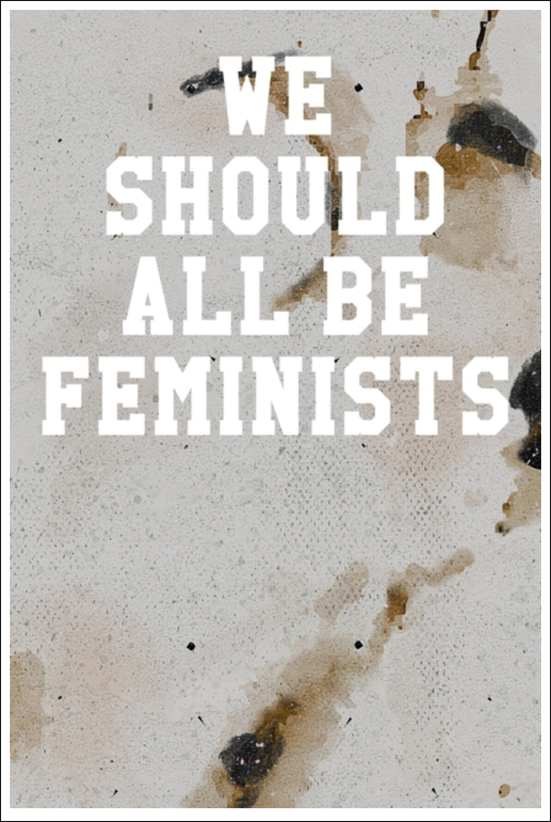 We Should All Be Feminists: Ukulele Tab Notebook - Marble Patterns Coffee Stains Notebooks - Tophatter Daily Deals