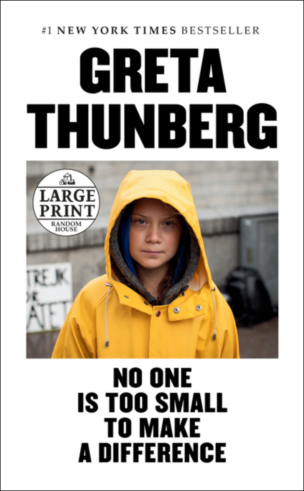 No One Is Too Small to Make a Difference Paperback - Large Print Books - Tophatter Daily Deals