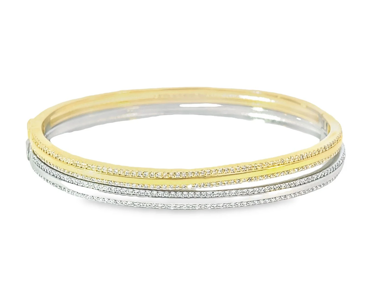 Sophia Bracelets Minimalist Silver Bracelets - Tophatter Daily Deals