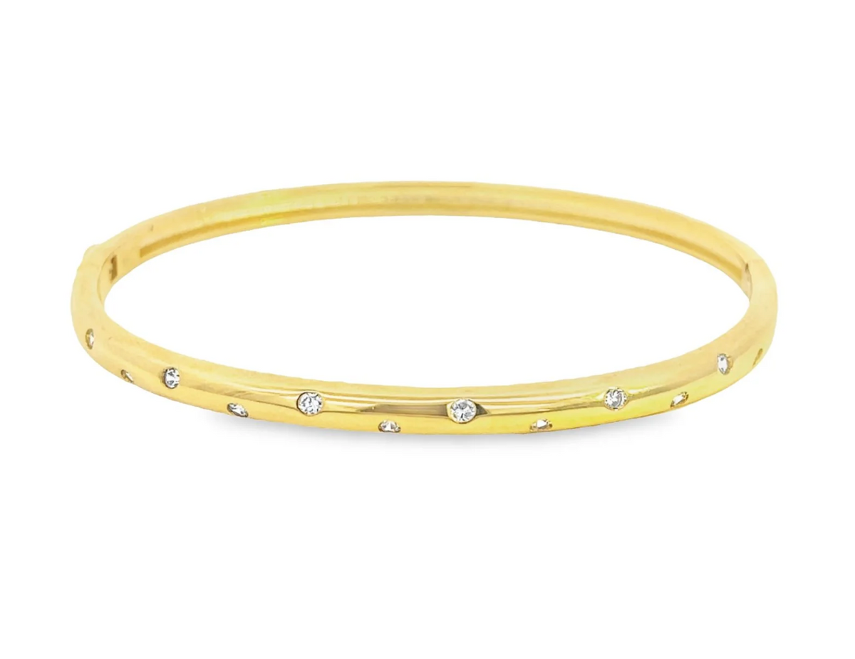 Sophia Bracelets Dotted Gold Bracelets - Tophatter Daily Deals